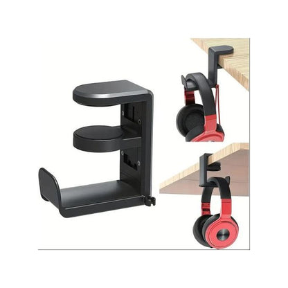 Rotating headphone holder and hanger